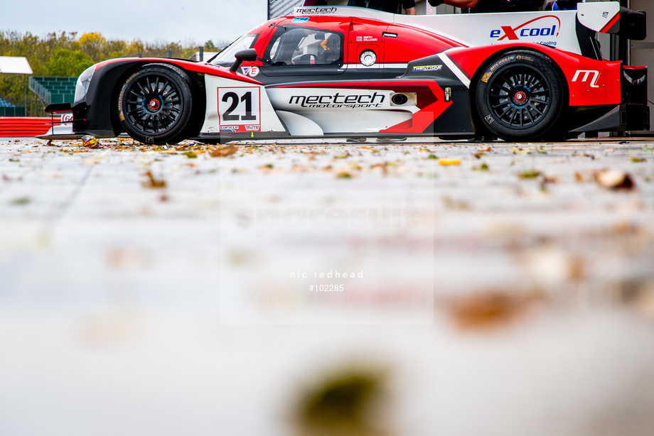 Spacesuit Collections Photo ID 102285, Nic Redhead, LMP3 Cup Silverstone, UK, 13/10/2018 09:28:58