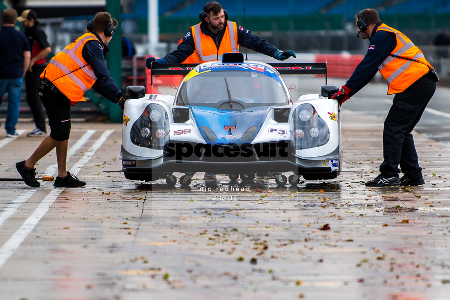 Spacesuit Collections Photo ID 102319, Nic Redhead, LMP3 Cup Silverstone, UK, 13/10/2018 10:05:34