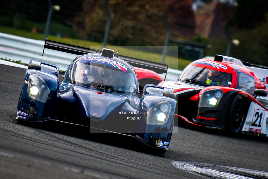 Spacesuit Collections Photo ID 102407, Nic Redhead, LMP3 Cup Silverstone, UK, 13/10/2018 16:34:24