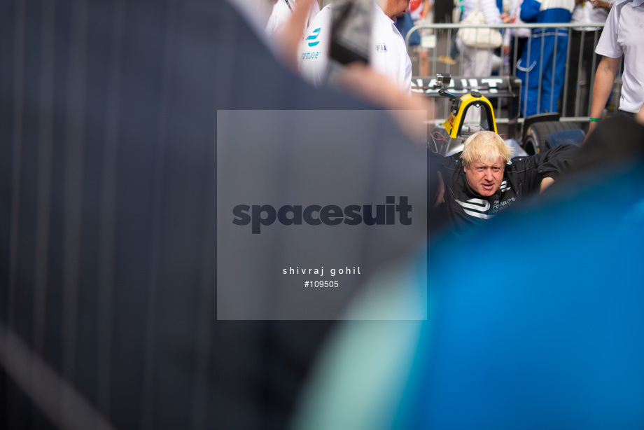 Spacesuit Collections Photo ID 109505, Shivraj Gohil, London ePrix, UK, 26/06/2015 16:21:44