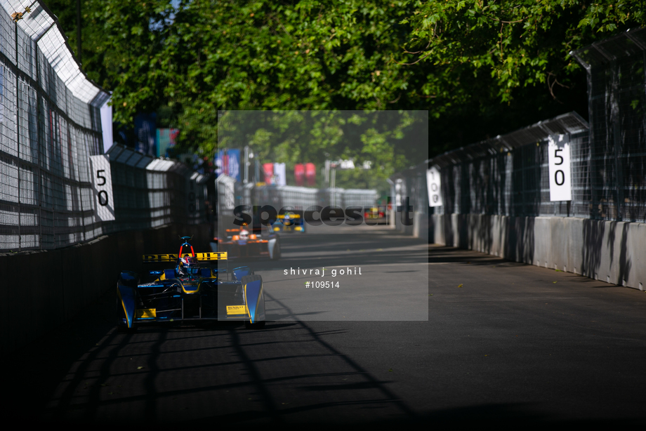 Spacesuit Collections Photo ID 109514, Shivraj Gohil, London ePrix, UK, 27/06/2015 08:18:36