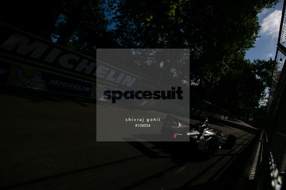 Spacesuit Collections Photo ID 109534, Shivraj Gohil, London ePrix, UK, 27/06/2015 08:34:06