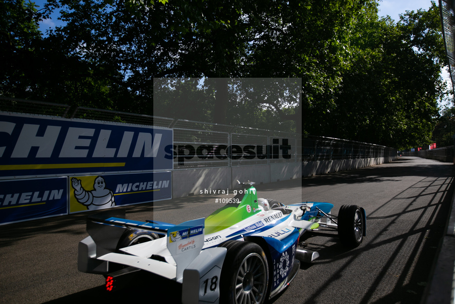 Spacesuit Collections Photo ID 109539, Shivraj Gohil, London ePrix, UK, 27/06/2015 08:36:05