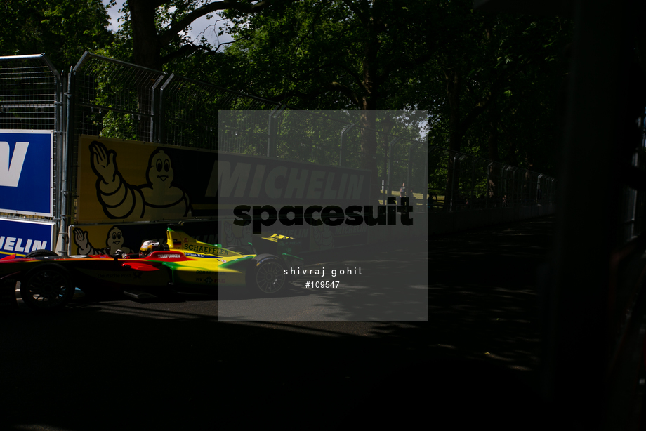 Spacesuit Collections Photo ID 109547, Shivraj Gohil, London ePrix, UK, 27/06/2015 10:51:52