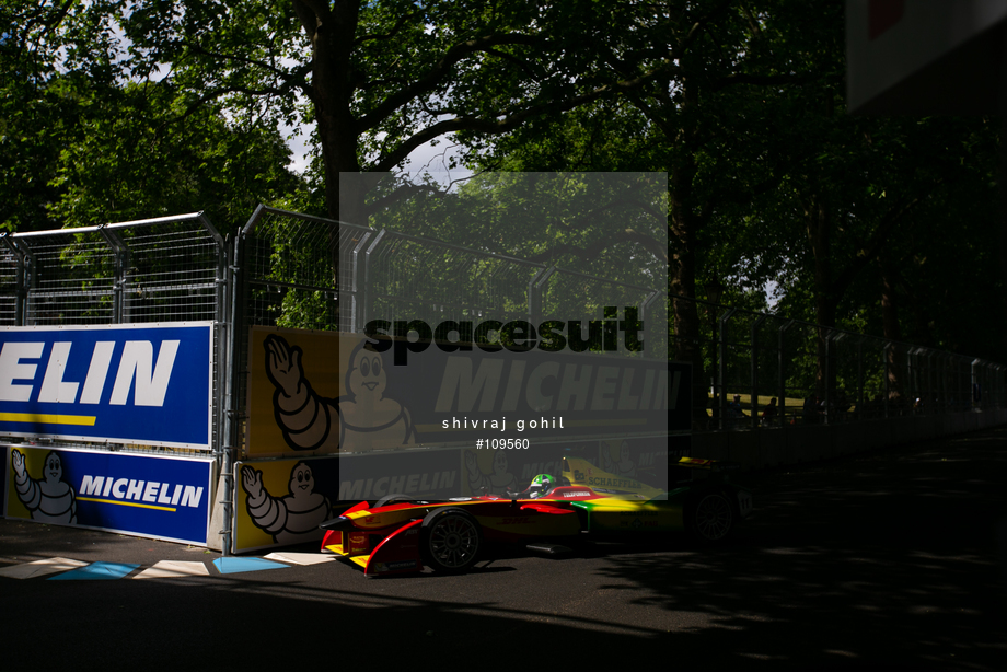 Spacesuit Collections Photo ID 109560, Shivraj Gohil, London ePrix, UK, 27/06/2015 10:53:20