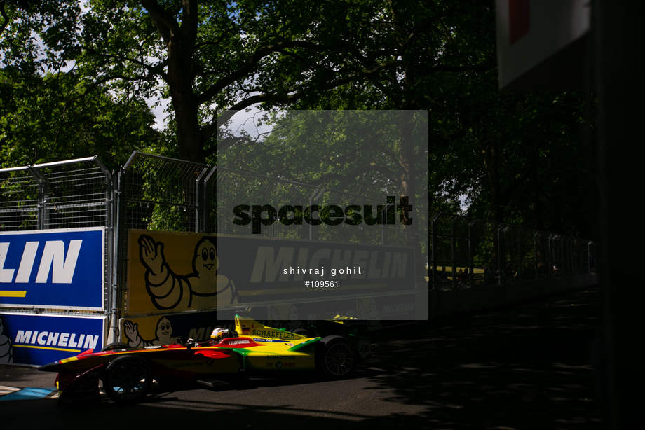 Spacesuit Collections Photo ID 109561, Shivraj Gohil, London ePrix, UK, 27/06/2015 10:53:25