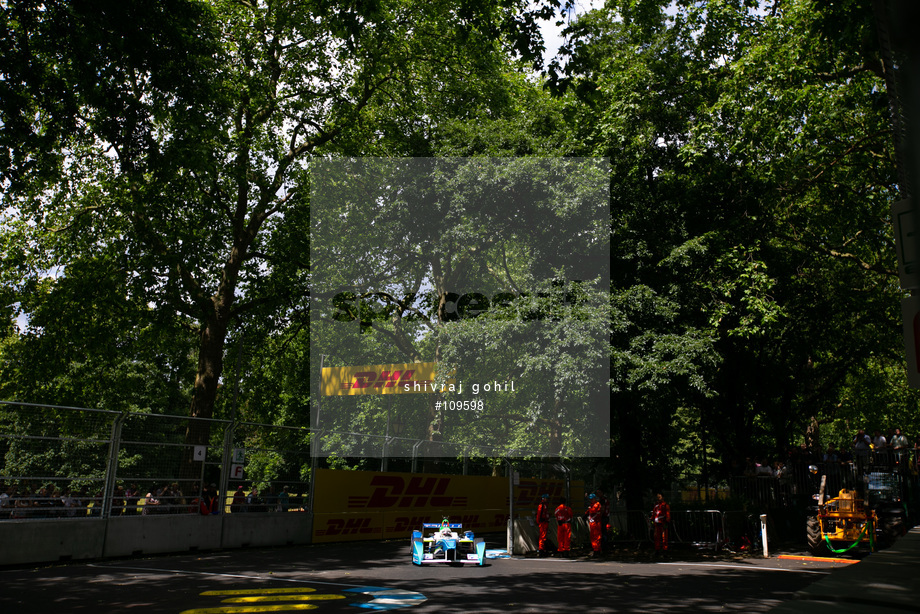 Spacesuit Collections Photo ID 109598, Shivraj Gohil, London ePrix, UK, 27/06/2015 12:18:35