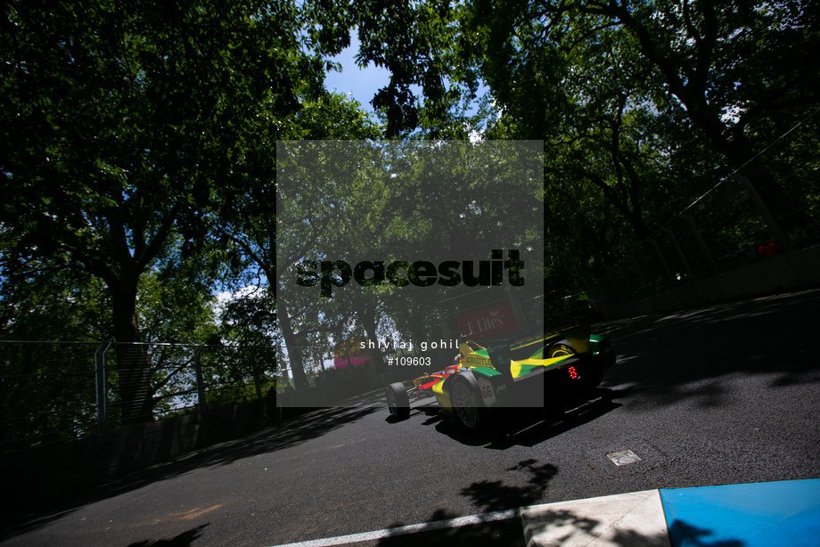 Spacesuit Collections Photo ID 109603, Shivraj Gohil, London ePrix, UK, 27/06/2015 12:29:55