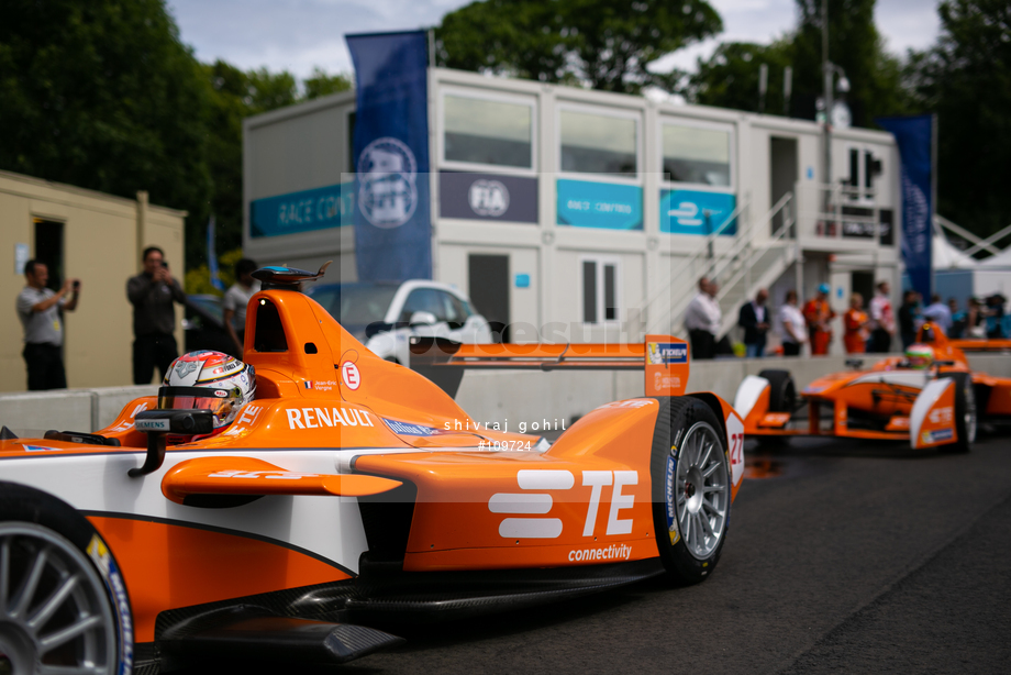 Spacesuit Collections Photo ID 109724, Shivraj Gohil, London ePrix, UK, 28/06/2015 15:22:41