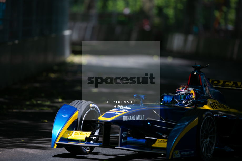 Spacesuit Collections Photo ID 109982, Shivraj Gohil, London ePrix, UK, 27/06/2015 12:50:10