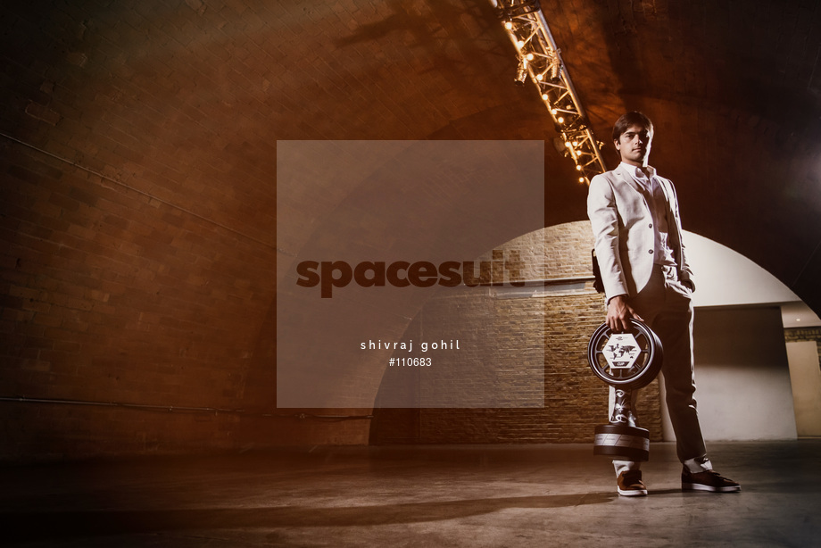 Spacesuit Collections Photo ID 110683, Shivraj Gohil, Nelson Piquet Photoshoot 2015 Location, UK, 05/09/2015 10:41:18