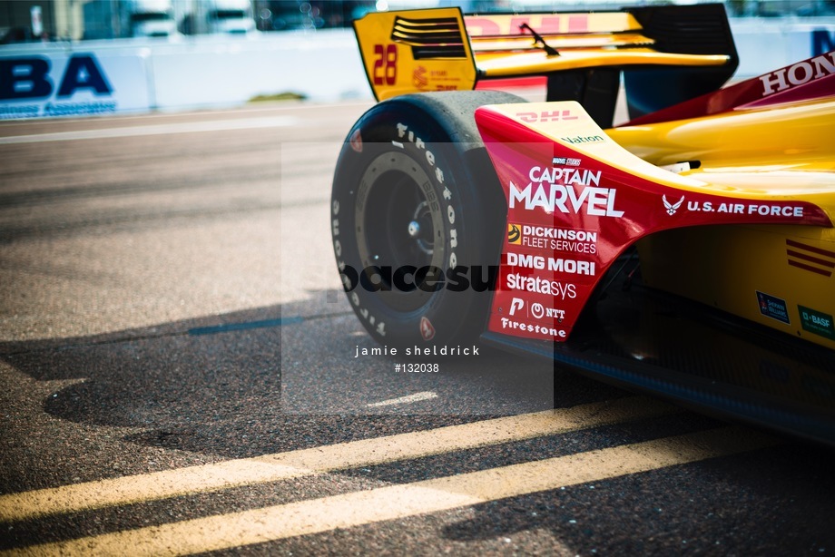 Spacesuit Collections Photo ID 132038, Jamie Sheldrick, Firestone Grand Prix of St Petersburg, United States, 09/03/2019 15:37:48