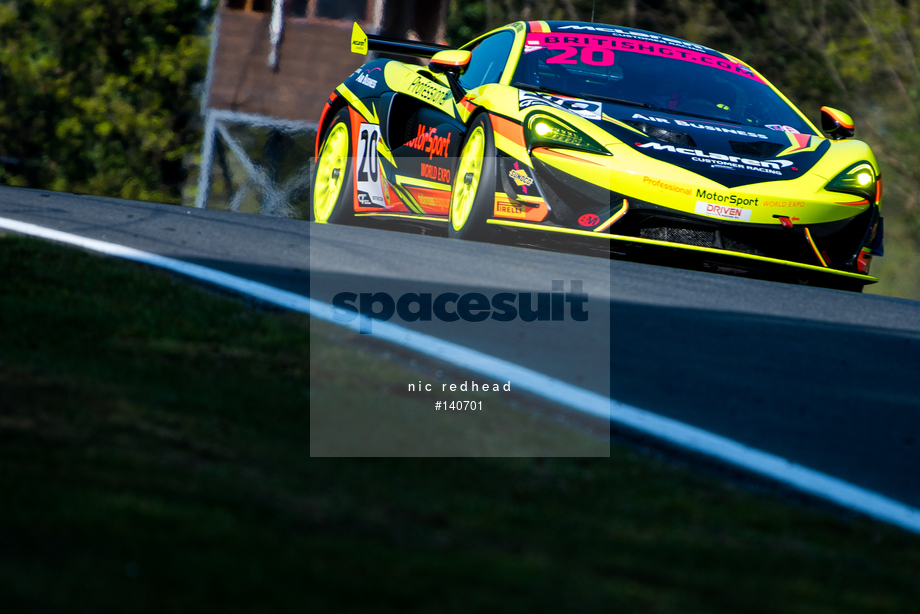 Spacesuit Collections Photo ID 140701, Nic Redhead, British GT Oulton Park, UK, 20/04/2019 09:44:35