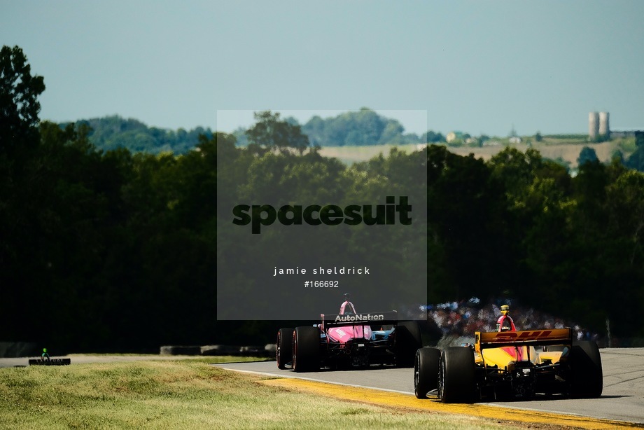 Spacesuit Collections Photo ID 166692, Jamie Sheldrick, Honda Indy 200, United States, 28/07/2019 16:10:54