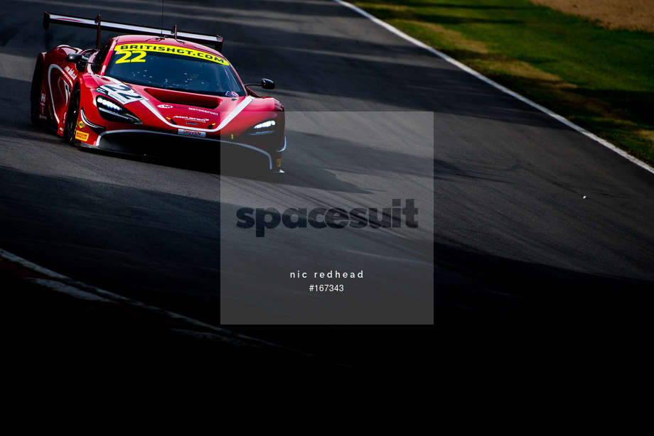 Spacesuit Collections Photo ID 167343, Nic Redhead, British GT Brands Hatch, UK, 03/08/2019 09:55:17