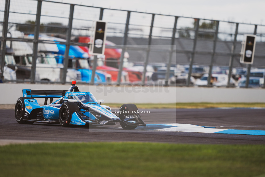 Spacesuit Collections Photo ID 213253, Taylor Robbins, INDYCAR Harvest GP Race 1, United States, 01/10/2020 14:35:55