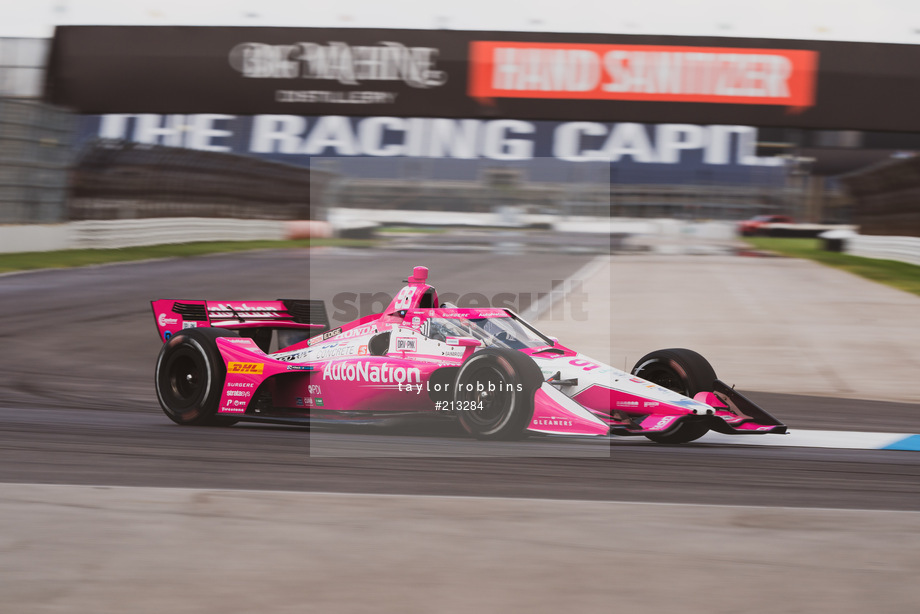 Spacesuit Collections Photo ID 213284, Taylor Robbins, INDYCAR Harvest GP Race 1, United States, 01/10/2020 14:32:02