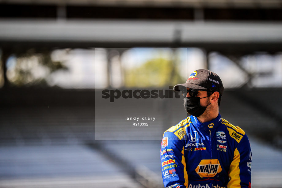 Spacesuit Collections Photo ID 213332, Andy Clary, INDYCAR Harvest GP Race 1, United States, 01/10/2020 14:13:03