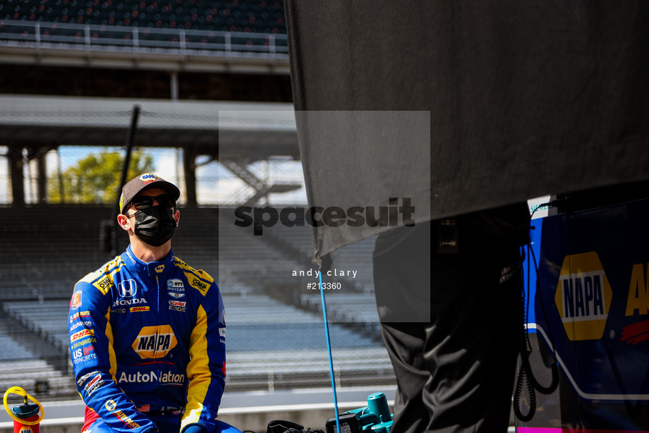 Spacesuit Collections Photo ID 213360, Andy Clary, INDYCAR Harvest GP Race 1, United States, 01/10/2020 14:13:39