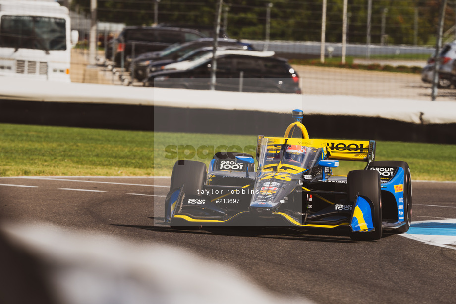 Spacesuit Collections Photo ID 213697, Taylor Robbins, INDYCAR Harvest GP Race 1, United States, 01/10/2020 14:53:55