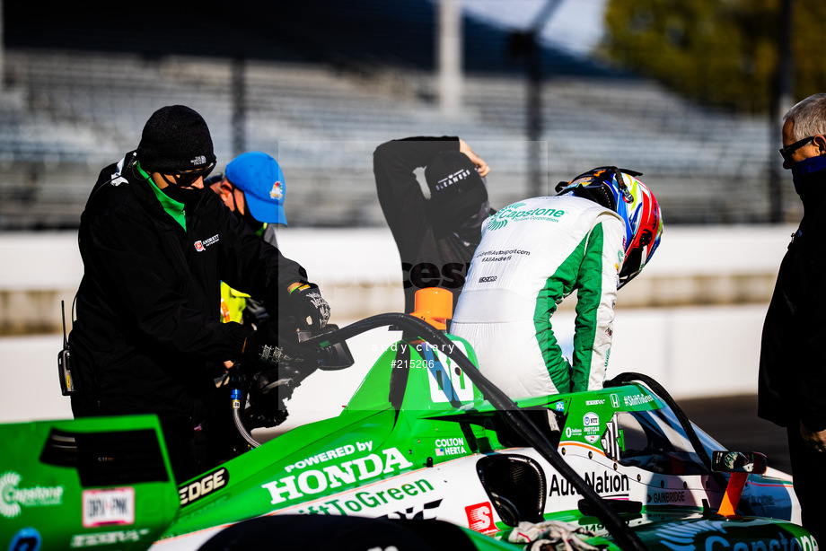 Spacesuit Collections Photo ID 215206, Andy Clary, INDYCAR Harvest GP Race 2, United States, 03/10/2020 10:13:42