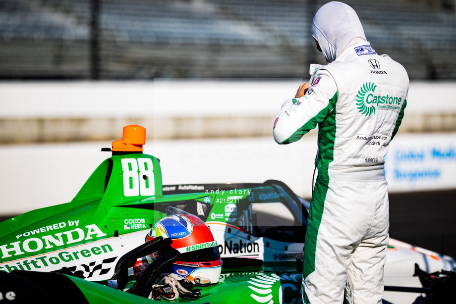 Spacesuit Collections Photo ID 215211, Andy Clary, INDYCAR Harvest GP Race 2, United States, 03/10/2020 10:12:42