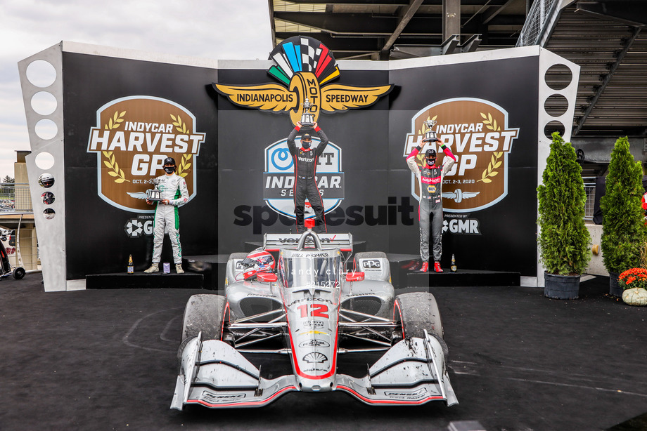 Spacesuit Collections Photo ID 215272, Andy Clary, INDYCAR Harvest GP Race 2, United States, 03/10/2020 16:20:33