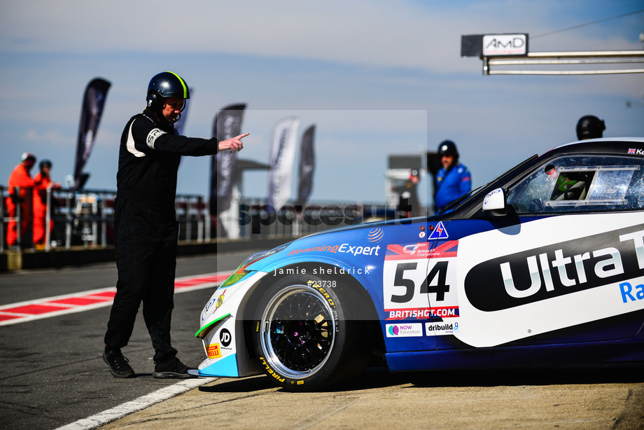 Spacesuit Collections Photo ID 23738, Jamie Sheldrick, British GT Snetterton 300, UK, 27/05/2017 09:27:25