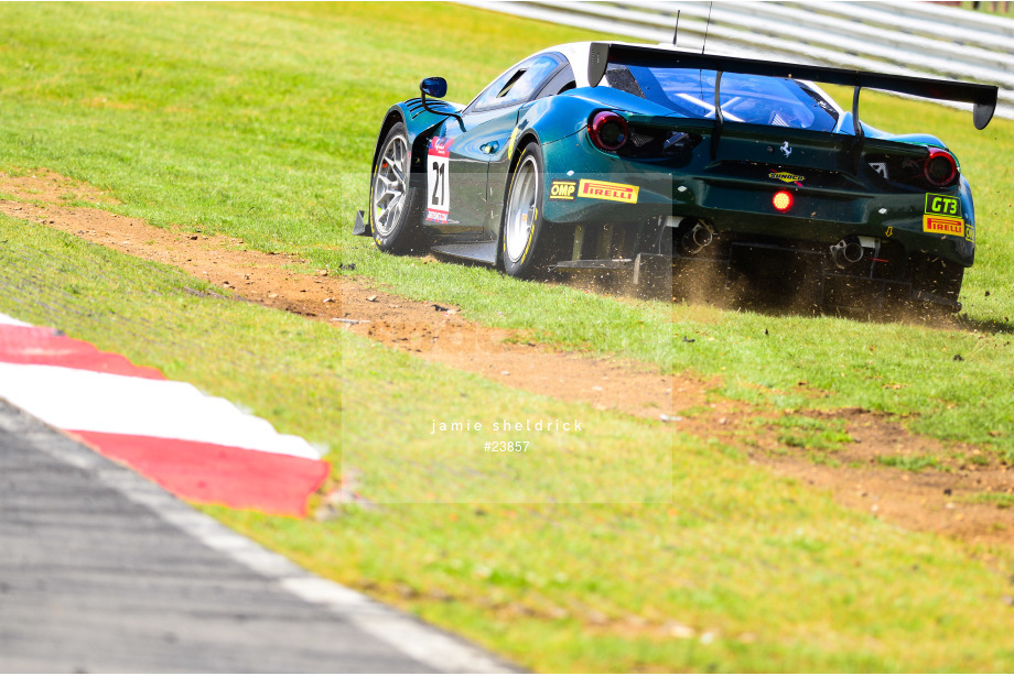 Spacesuit Collections Photo ID 23857, Jamie Sheldrick, British GT Snetterton 300, UK, 27/05/2017 12:36:22