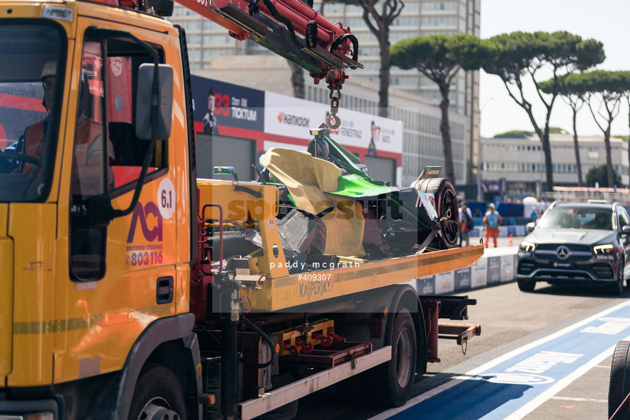 Spacesuit Collections Photo ID 409307, Paddy McGrath, Rome ePrix, Italy, 15/07/2023 15:46:32