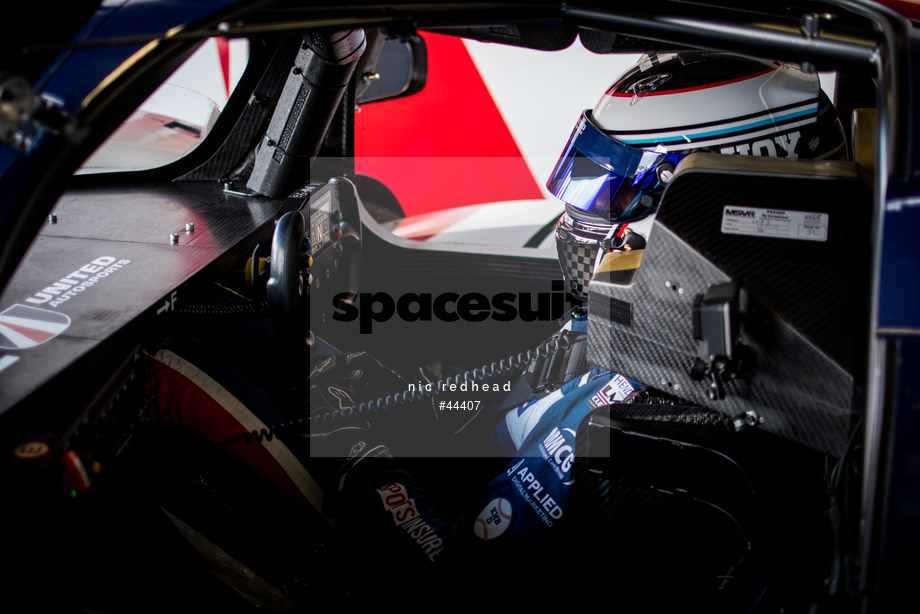 Spacesuit Collections Photo ID 44407, Nic Redhead, LMP3 Cup Donington Park, UK, 17/09/2017 13:11:35
