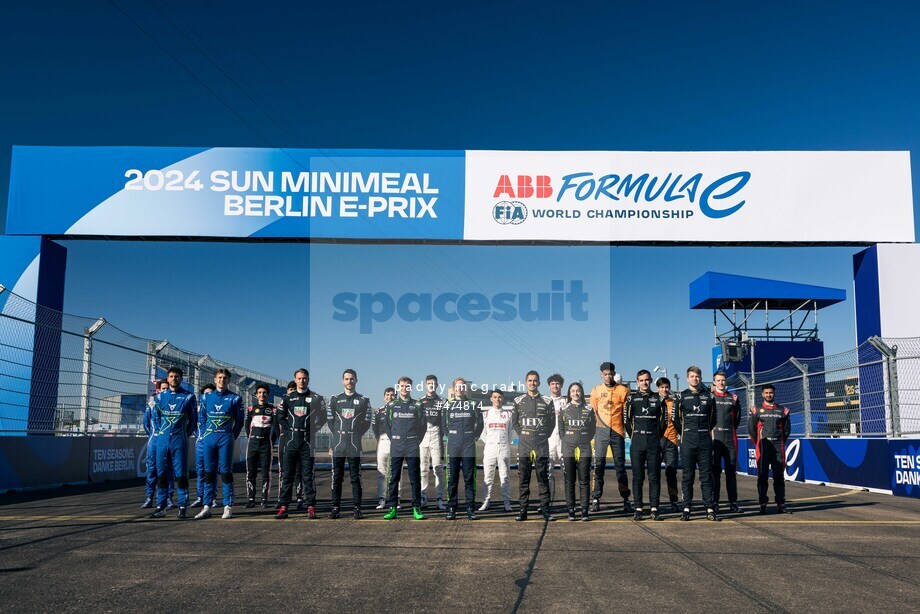 Spacesuit Collections Photo ID 474814, Paddy McGrath, Berlin ePrix Rookie Test, Germany, 13/05/2024 08:33:44