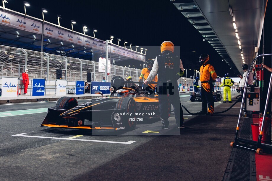 Spacesuit Collections Photo ID 531790, Paddy McGrath, Jeddah ePrix, Saudi Arabia, 14/02/2025 20:25:38