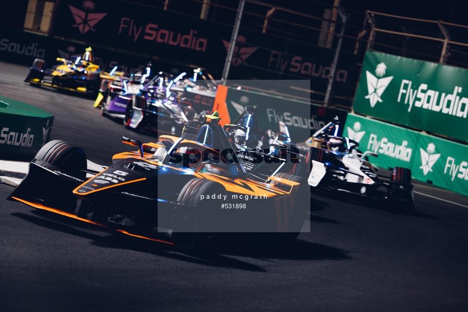 Spacesuit Collections Photo ID 531898, Paddy McGrath, Jeddah ePrix, Saudi Arabia, 15/02/2025 20:25:33