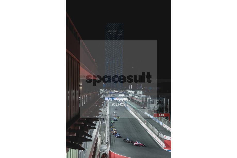 Spacesuit Collections Photo ID 532420, Shiv Gohil, Jeddah ePrix, Saudi Arabia, 15/02/2025 20:20:28