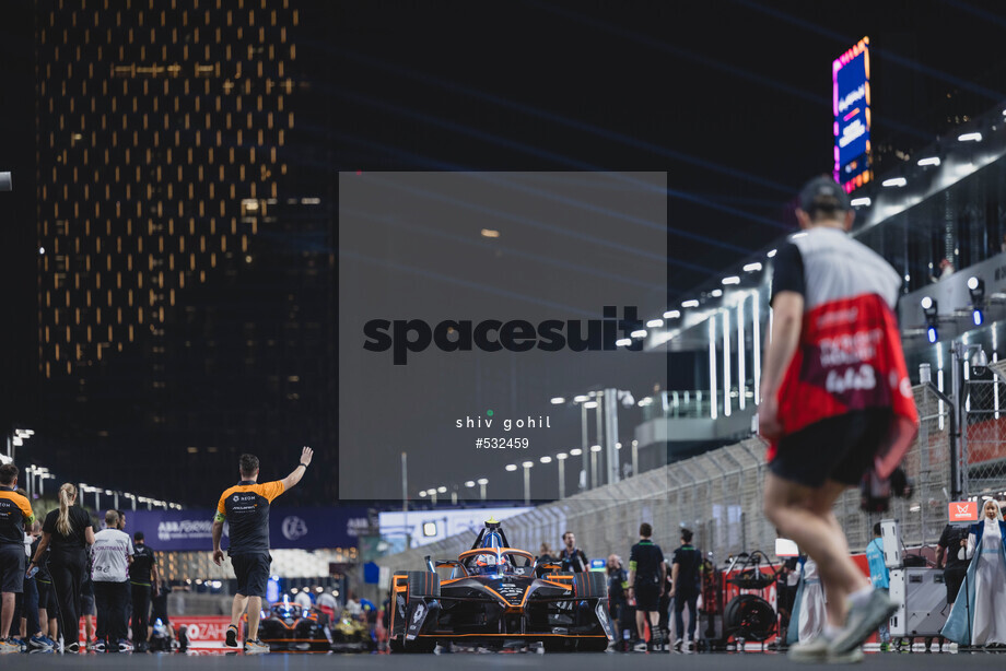 Spacesuit Collections Photo ID 532459, Shiv Gohil, Jeddah ePrix, Saudi Arabia, 15/02/2025 19:32:04