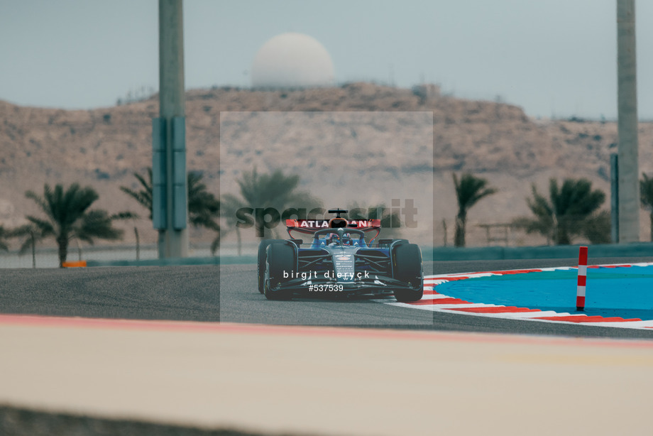 Spacesuit Collections Photo ID 537539, Birgit Dieryck, Formula 1 Aramco Pre-season Testing, Bahrain, 26/02/2025 11:41:18