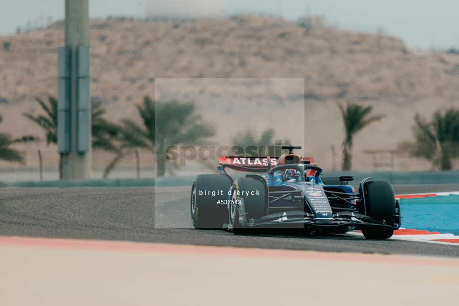 Spacesuit Collections Photo ID 537542, Birgit Dieryck, Formula 1 Aramco Pre-season Testing, Bahrain, 26/02/2025 11:43:52