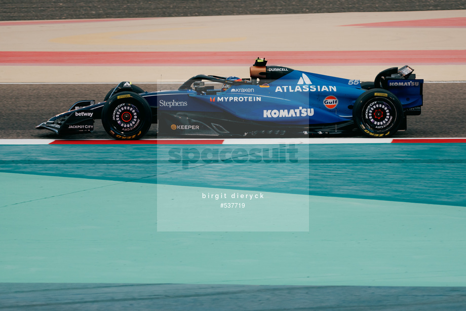 Spacesuit Collections Photo ID 537719, Birgit Dieryck, Formula 1 Aramco Pre-season Testing, Bahrain, 27/02/2025 15:43:26