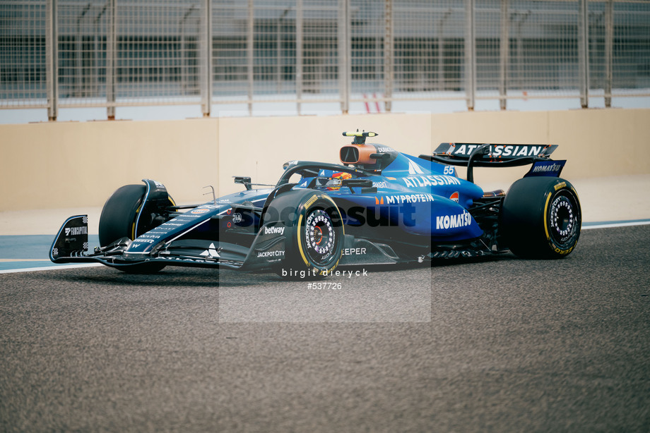 Spacesuit Collections Photo ID 537726, Birgit Dieryck, Formula 1 Aramco Pre-season Testing, Bahrain, 27/02/2025 16:08:38