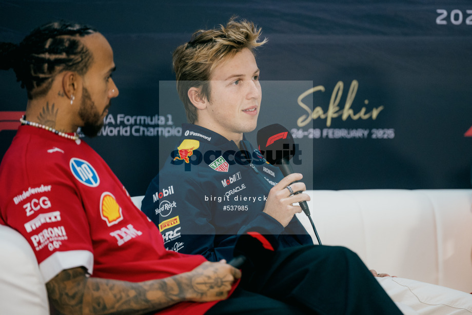 Spacesuit Collections Photo ID 537985, Birgit Dieryck, Formula 1 Aramco Pre-season Testing, Bahrain, 28/02/2025 14:13:09