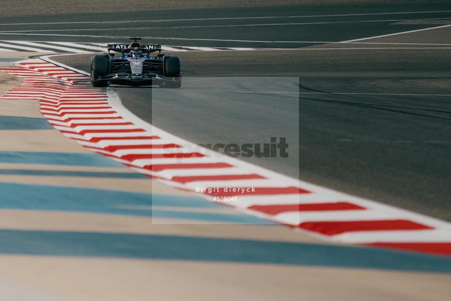 Spacesuit Collections Photo ID 538046, Birgit Dieryck, Formula 1 Aramco Pre-season Testing, Bahrain, 28/02/2025 16:17:19