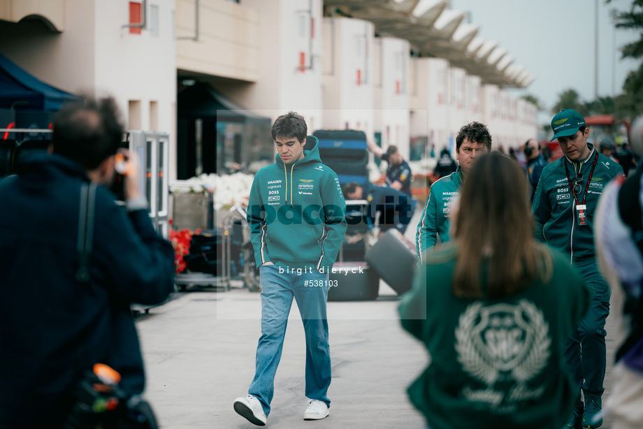 Spacesuit Collections Photo ID 538103, Birgit Dieryck, Formula 1 Aramco Pre-season Testing, Bahrain, 26/02/2025 14:02:44