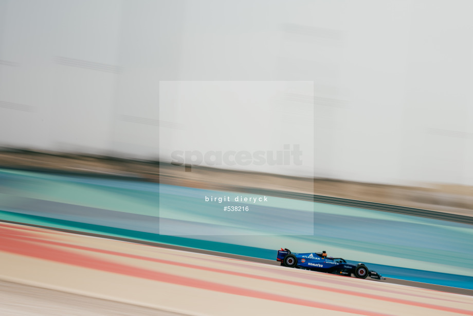 Spacesuit Collections Photo ID 538216, Birgit Dieryck, Formula 1 Aramco Pre-season Testing, Bahrain, 26/02/2025 11:50:12