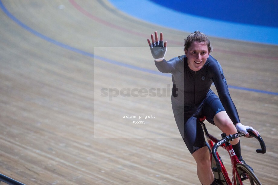 Spacesuit Collections Photo ID 55395, Adam Pigott, British Cycling National Omnium Championships, UK, 17/02/2018 20:13:54