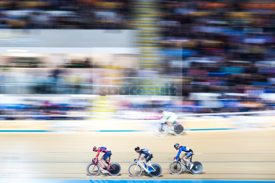 Spacesuit Collections Photo ID 55407, Adam Pigott, British Cycling National Omnium Championships, UK, 17/02/2018 15:38:19