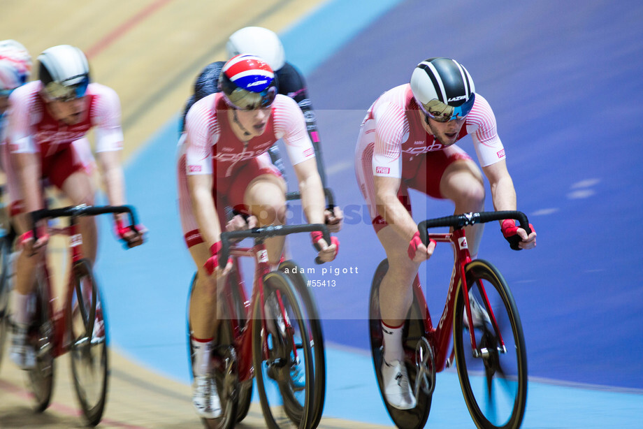 Spacesuit Collections Photo ID 55413, Adam Pigott, British Cycling National Omnium Championships, UK, 17/02/2018 17:23:21