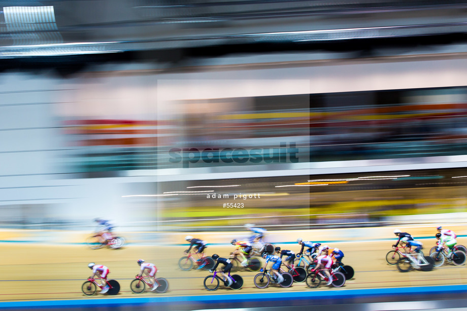 Spacesuit Collections Photo ID 55423, Adam Pigott, British Cycling National Omnium Championships, UK, 17/02/2018 20:26:00