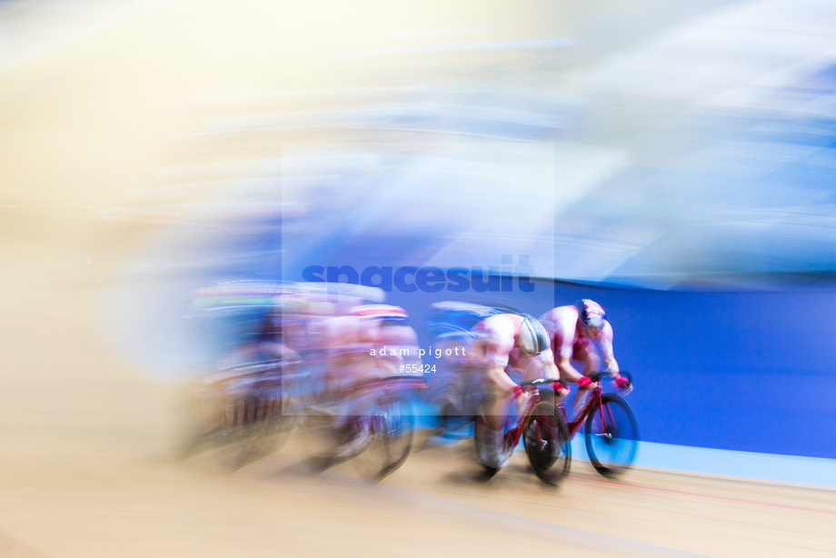 Spacesuit Collections Photo ID 55424, Adam Pigott, British Cycling National Omnium Championships, UK, 17/02/2018 20:26:40