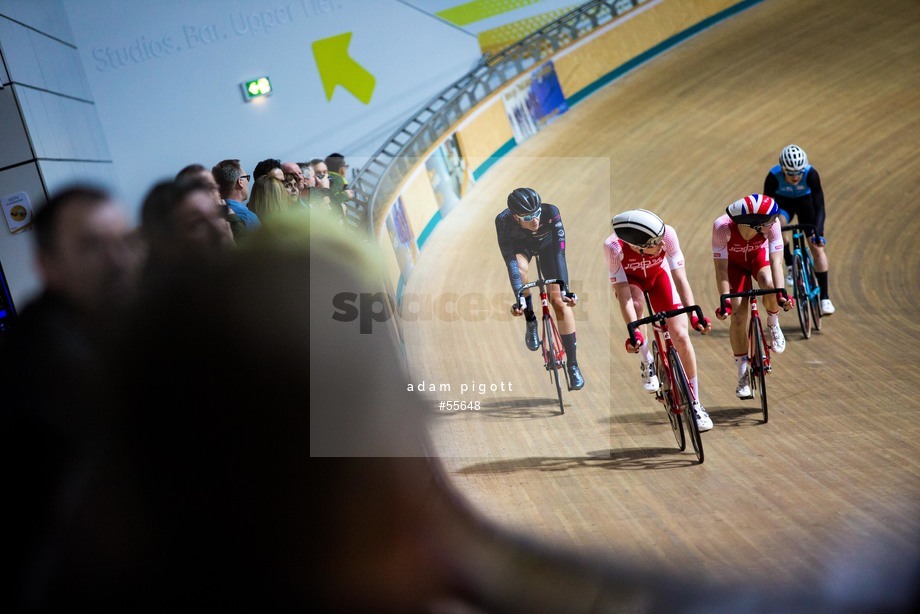 Spacesuit Collections Photo ID 55648, Adam Pigott, British Cycling National Omnium Championships, UK, 17/02/2018 20:48:02